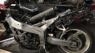 Yamaha FZR 1000-донор для багги.  Распаковка.  Ненормативная лексика! Все