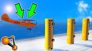 ВОЗМОЖНО ЛИ СДЕЛАТЬ ЭФФЕКТ ДОМИНО С АВТОБУСАМИ!? - BEAMNG DRIVE