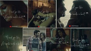 ?I need you?Female?Love?Tamil Whatsapp Status?Little Princess?#sumieditz