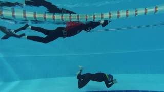 Мария Яшина подводное видео Freediving.spb dynamic contest 2018