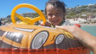 VLOG Молния Маквин Lightning McQueen челлендж купаемся в бассейне море с Max toys show & review Влог