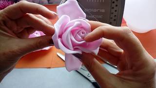 Маленькие розочки из фоамирана| ?Бесплатный мини мастер- класс✂| Для начинающих
