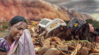 People are suffocating! Apocalypse in India! Terrible dust storm in Mumbai!