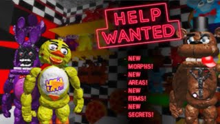 The Pizzeria Roleplay Remastered: FNaF VR Help Wanted Update! New Animatronics, Items, and more!