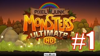 Прохождение игры PixelJunk Monsters: Ultimate HD - Начало игры, тренировка, Easy 1