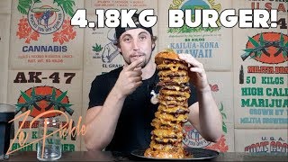BIGGEST Burger I have EVER Eaten! | Randy Santel Record Beaten