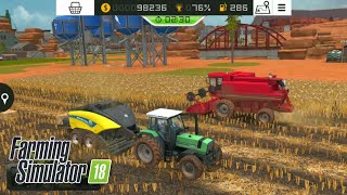 Fs18 farming simulator 18 - balya makinası almak ve balya yapmak - take a bale machine
