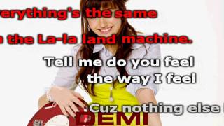 Demi Lovato La La Land Karaoke (HD)