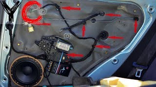 Не открывается  дверь с двух сторон Volkswagen Passat B5/Фольксваген Пассат Б5