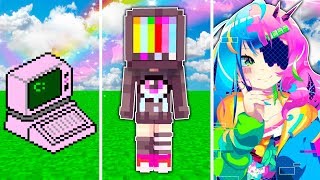 ? КАК МЕНЯЛАСЬ ДЕВУШКА КОМПЬЮТЕР МАЙНКРАФТ?