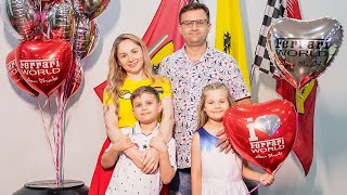 Akhir Pekan Diana dan Roma yang menyenangkan bersama papa mama di taman hiburan Ferrari World