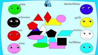 Учим цвета  по немецки. Обучающий мультик./Learn German Farben. Ausbildung Cartoon.