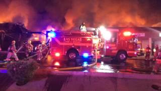 3-ALARM STRIP MALL FIRE