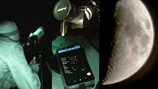 Телескоп + Смартфон + Луна. Svbony sv501P и камера sv205. Туристический вариант