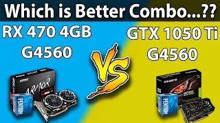 RX 470 vs GTX 1050 Ti | Pentium G4560 | New Games Benchmark