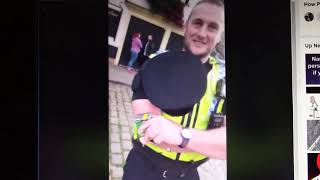 Asshole UK cop challenges a Citizen