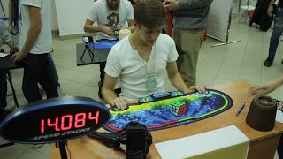 Новый мировой рекорд по сборке кубика 2x2 0.561