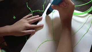 Делаем ободок с помощью 3D-ручки