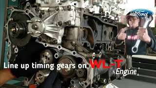 ford ranger wl engine #Timing gear marks