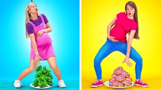 HAMIL LANCAR VS HAMIL RIBET || Situasi Kehamilan Canggung dan Lucu oleh 123 GO Like!