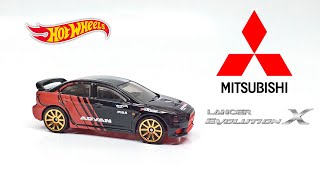 รุ่นสุดท้ายของEvo  Hot Wheers Mitsubishi Evolution X