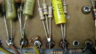 Restoring hotrodding and servicing a trashed vintage amplifier