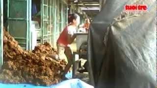 Video Cận cảnh công nghệ làm me vắt... bằng chân bẩn