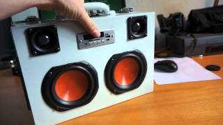 My home made portable Boombox