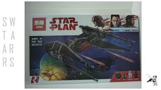 Lepin Lego Bootleg Star Wars Kylo Ren's TIE Fighter set 05127 review