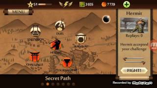 Shadow fight 2 defeat hermit with composite sword OMG!!!
