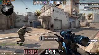 CS:GO | Map Dust II | GTX 1060 6Gb FPS Test | 1920x1080 High Presents