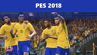 Pro Evolution Soccer 2018 : начинаем с азов(тренировка),впечатления не профессионала.