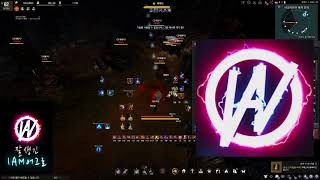 검은사막(Black Desert)KR  미스틱(mystic) vs 워리어(warrior) in 시크라이아 심층