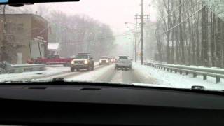 BMW E92 M3 snow driving with Dunlop SP Wintersport 3D tires