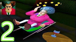 Scary Teacher 3D - Gameplay Walkthrough Part 2 Sun-Bath Disaster ( iOS - Android )