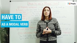 Употребление модального глагола have to в английском языке