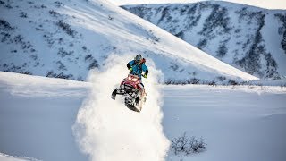 КАМЧАТКА НА СНЕГОХОДЕ SKI DOO Summit 800, ЛАВИНА и лавинный рюкзак в действие. KAMCHATKA 2019.