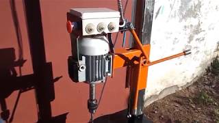 Сверлильный станок. Самодельный. Drilling machine. Homemade.