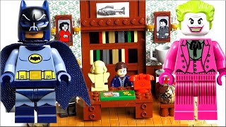 LEGO Super Heroes 76052 Batcave Batman Classic TV Series speed build. Warlord Лего