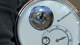 【飛鳥相與還】BLANCPAIN 寶珀 Villeret 飛行陀飛輪跳時逆跳分鐘腕錶