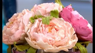 Цветы из шоколада: пошаговое приготовление пиона