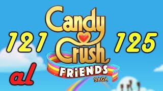 Candy Crush Friends Saga level 121-125