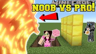 Minecraft: NOOB VS PRO!!! - MAGMA RUNNER! - Mini-Game