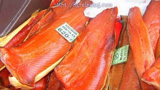 Цены на рыбу, мясо и сыры в городе Хабаровске в августе 2017 года.