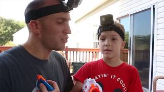 Nerf War:  Hide and Seek