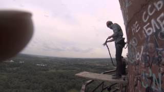 Rope jumping - мой восьмой прыжок. GoPro "Павловская Труба"