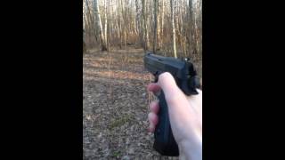Стрельба. SWISS ARMS P92 (одиночные и очередь)