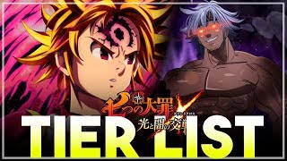 THE OFFICIAL TIER LIST (JUNE 2019) & CHARACTERS ANALYSIS | ** Seven Deadly Sins Grand Cross * *