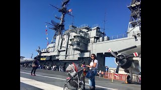 Uss Midway Musuem , San Diego, full HD video