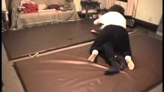 Mixed Wrestling in an Apartment
